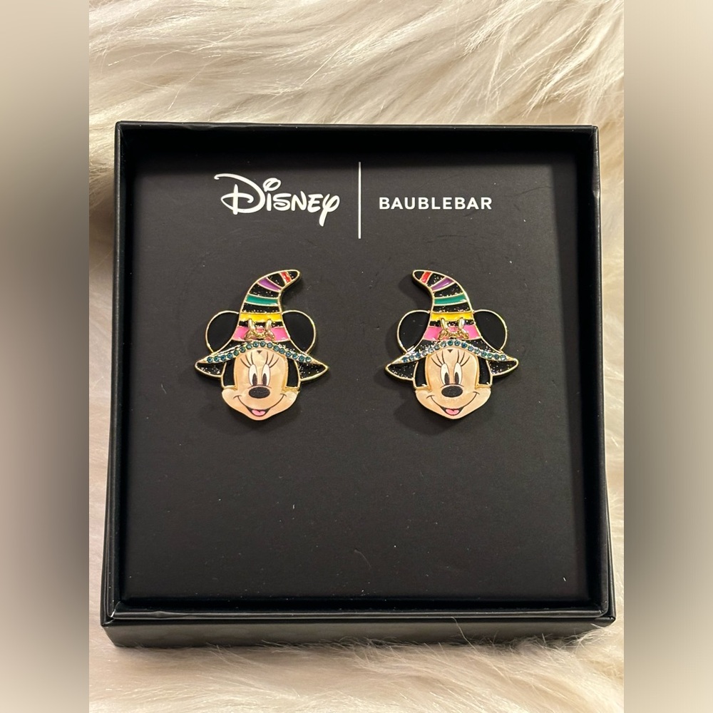 Disney BaubleBar Minnie Halloween Earrings